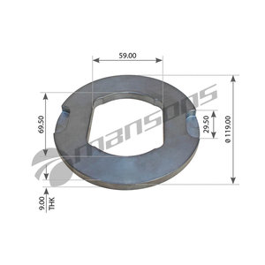 Шайба DAF ступицы стопорная MANSONS 200.160, 200160, 1692209