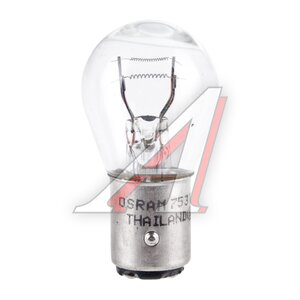 Лампа 24V P21/5W BAY15d OSRAM 7537CLC, O-7537CLC, А24-21+5