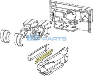 Фильтр воздушный салона SCANIA 4 series P,G,R,T HD-PARTS 318914, LA502, 1913500