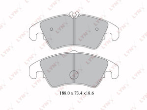 Колодки тормозные AUDI A4,A5,Q5 передние (4шт.) LYNX BD1219, GDB2022, 8K0698151J