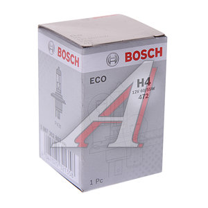 Лампа 12V H4 60/55W P43t Eco BOSCH 1987302803, АКГ12-60+55(Н4)