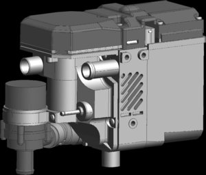 Подогреватель предпусковой дизельный Water Heat WD5 12В 5.0кВт с МК ЭЛЕМЕНТ 20.1504.05.1000