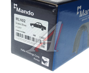 Колодки тормозные HYUNDAI Accent (95-) задние барабанные (4шт.) MANDO MLH02, 58305-22A01