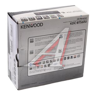 Магнитола автомобильная 1DIN KENWOOD KDC-BT560U DSP