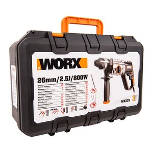 Перфоратор 800Вт 2.5Дж (кейс) WORX WX339