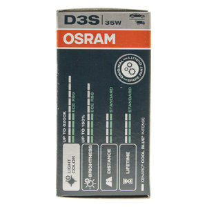 Лампа ксеноновая D3S 35W PK32d-5 +150% 6200K 42V Cool Blue Intense NextGen OSRAM 66340CBN, O-66340CBN