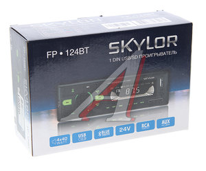 Магнитола автомобильная 1DIN 24V SKYLOR FP-124BT