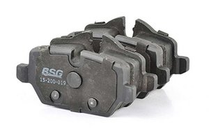 Колодки тормозные BMW 1 (E81,E87),3 (E90) задние (4шт.) BSG BSG15200019, GDB1612, 34216788183