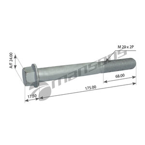 Болт SCHMITZ крепления амортизатора (М20x2х170) MANSONS MFMF20175C1092, 014862
