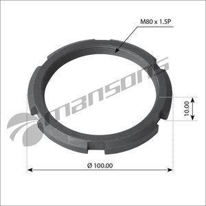 Гайка MERCEDES ступицы MANSONS 700.181, A9763560026