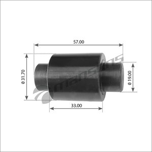 Ролик SAF тормозной колодки (33x19x57мм) MANSONS MBP3013, 1265000700