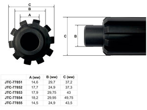 Приспособление для центровки сцепления (FORD CHEVROLET) JTC JTC-77853