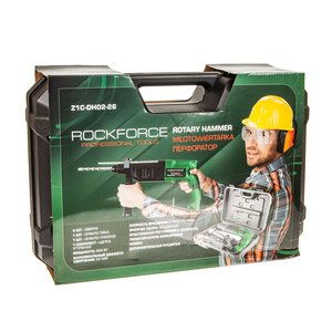 Перфоратор 800Вт 2.8Дж 1300об/мин в кейсе ROCKFORCE RF-Z1C-DH02-26