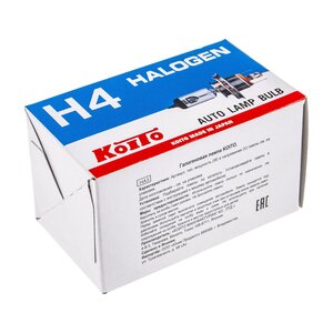 Лампа 24V H4 75/70W P43t-38 KOITO KO-0468E, АКГ 24-75-70 (Н4)