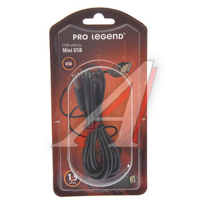 Кабель mini USB 1.5м PRO LEGEND PL1308, PRO LEGEND PL1308