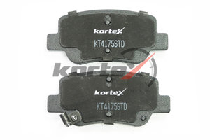 Колодки тормозные TOYOTA Avensis (09-) задние (4шт.) KORTEX KT4175STD, GDB4175, 04466-05041/04466-05040