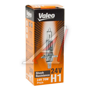 Лампа 24V H1 70W P14.5s (1шт.) Shock Resistance VALEO 032934, 32934, АКГ 24-70