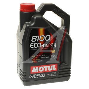 Масло моторное 8100 ECO-NERGY 5W30 синт.4л MOTUL 111860, MOTUL SAE5W30, 104257