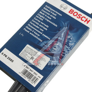 Ремень приводной поликлиновой 6PK2585 BOSCH 1987947552