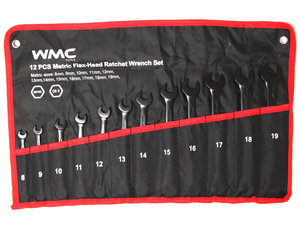 Набор инструментов 65 предметов слесарно-монтажный 1/2" DR в кейсе WMC TOOLS WMC-4065C