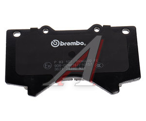 Колодки тормозные TOYOTA Land Cruiser 200 передние (4шт.) BREMBO P83107, 04465-60280