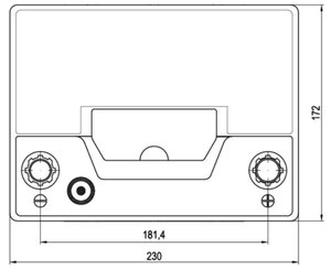 Аккумулятор VOLTHOR Ultra 60А/ч обратная полярность 6СТ60(0) 56068 D23, 56068