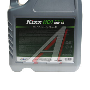 Масло дизельное HD1 API CI-4/SL 10W40 синт.6л KIXX L2061360E1, KIXX SAE 10W40