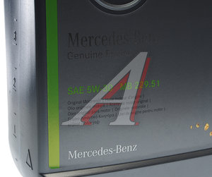 Масло моторное MERCEDES 5W30 (спецификация 229.51) синт.5л OE A000989690613ABDE, MERCEDES 5W30