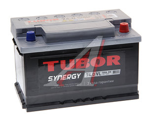 Аккумулятор TUBOR Synergy 74А/ч обратная полярность,низкий 6СТ74(0), 4607008886283