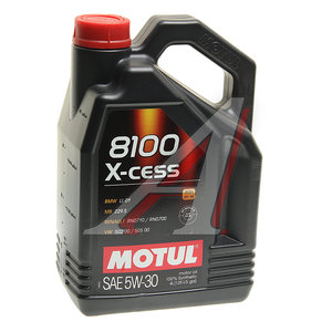 Масло моторное 8100 X-CESS 5W30 синт.4л MOTUL 108945, MOTUL SAE5W30