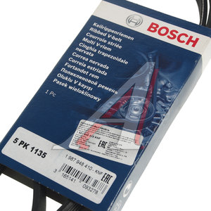 Ремень приводной поликлиновой 5PK1135 BOSCH 1987948410