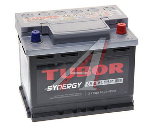 Аккумулятор TUBOR Synergy 65А/ч обратная полярность 6СТ65(0), 4607008887136