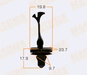 Пистон обивки универсальный MASUMA KJ-2502, KJ2502