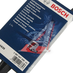 Ремень приводной поликлиновой 8PK1635 BOSCH 1987947056, 8PK1635, 51968200272/51968200272/A51968200272