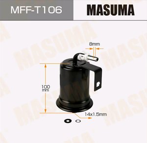 Фильтр топливный TOYOTA Land Cruiser (J100) MASUMA MFF-T106, 23300-50110