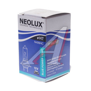 Лампа 12V H7 80W PX26d 5000K 1500лм Blue Power Light NEOLUX N499HC, NL-499HC