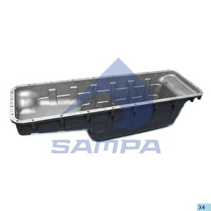 Поддон масляный SCANIA 4 series картера двигателя SAMPA 043.132, 1.10167/043.132, 1766826