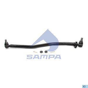 Тяга рулевая MERCEDES Actros продольная L=876мм SAMPA 097.323-01, A0024604705