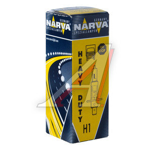 Лампа 24V H1 70W P14.5s Heavy Duty NARVA 487083000, N-48708HD, АКГ 24-70