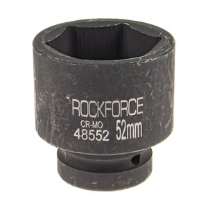 Головка торцевая 1" 52мм ударная L=75мм ROCKFORCE RF-48552