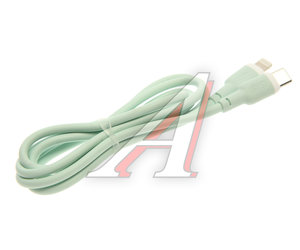 Кабель iPhone (5-)-USB Type C 1м XO NB208A green