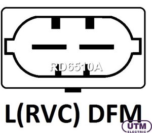 Реле регулятор CHEVROLET Cruze (09-) напряжения генератора UTM RD6510A, 13582947