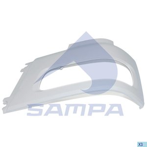 Облицовка DAF фары левой SAMPA 18500101, 1363373