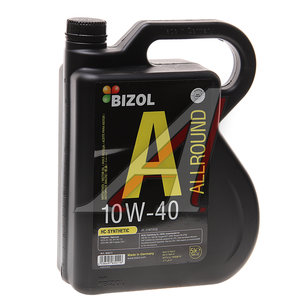 Масло моторное ALLROUND 10W40 п/синт.5л BIZOL 83011, BIZOL SAE10W40