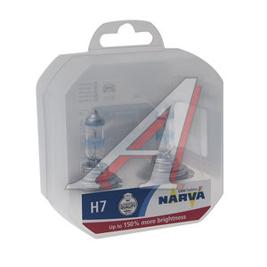 Лампа 12V H7 55W PX26d +150% бокс (2шт.) Range Power 150NARVA 480712100, N-48071RP2, АКГ 12-55 (Н7)