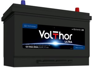 Аккумулятор VOLTHOR Ultra 95А/ч обратная полярность 6СТ95(0) 59518 D31, 59518