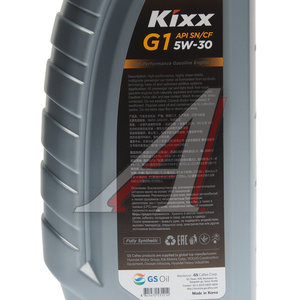 Масло моторное G1 PLUS SN/GF-5 5W30 синт.1л KIXX L2101AL1E1, KIXX SAE 5W30