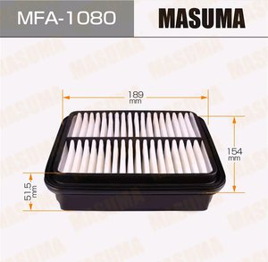 Фильтр воздушный SUZUKI Baleno (95-02) MASUMA MFA-1080, J1328019, 13780-60G00