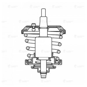 Термостат VW Amarok (10-15),Beetle AUDI A3 LUZAR LT1806, TH42995G1, 06H121113B