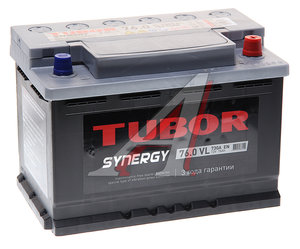 Аккумулятор TUBOR Synergy 76А/ч обратная полярность 6СТ76(0), 4607008887150